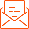 Open envelope with letter