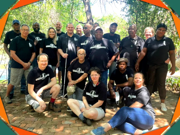 The PianoMan Team. From left to right: Jaimes, Solomon, Gerdus, Theuns, Lukas, Clement Raymond, Retha, Elmar, Thabo, Phineas, Tanya, Ellen, Malcolm, Pierre, Melanie and Christel